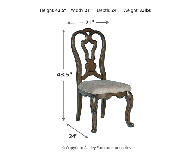 Maylee Dining Table and 4 Chairs with Storage