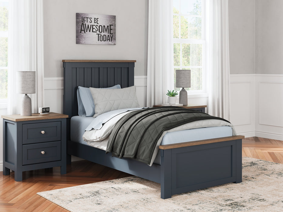 Landocken Twin Panel Bed with Dresser