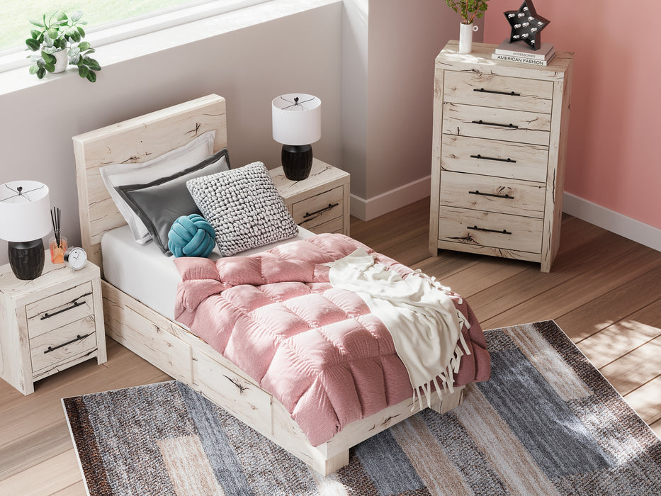 Lawroy  Panel Bed With Storage