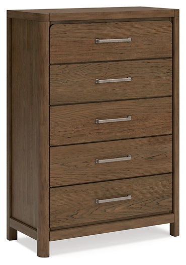 Cabalynn California King Panel Bed with Dresser, Chest and Nightstand