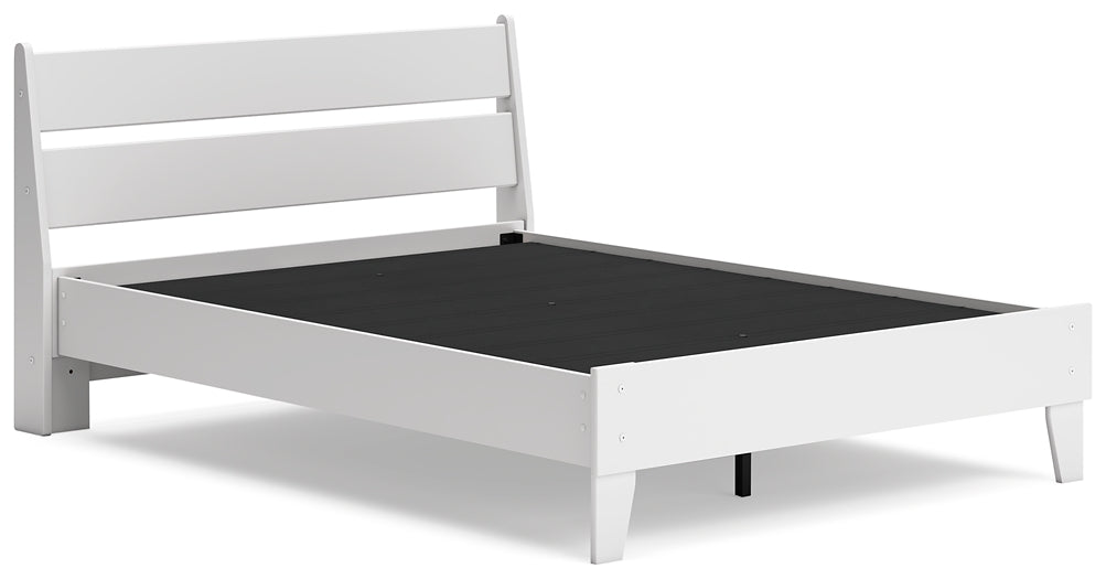 Socalle Full Panel Platform Bed with Dresser and Nightstand