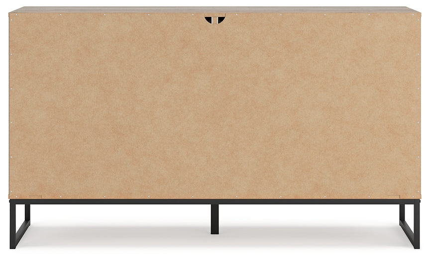 Deanlow Twin Panel Headboard with Dresser