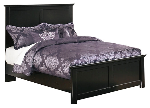 Maribel Full Panel Bed with Mirrored Dresser, Chest and 2 Nightstands