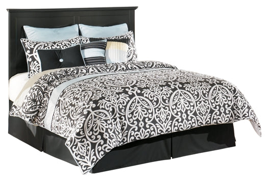 Maribel King/California King Panel Headboard with Mirrored Dresser, Chest and Nightstand