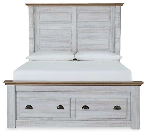 Haven Bay Queen Panel Storage Bed with Dresser, Chest and 2 Nightstands