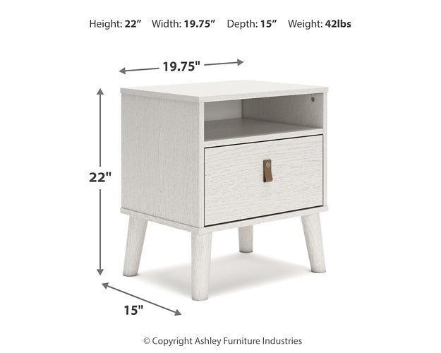 Aprilyn Queen Panel Headboard with Dresser and 2 Nightstands