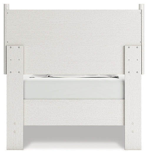 Aprilyn Twin Panel Bed with Dresser